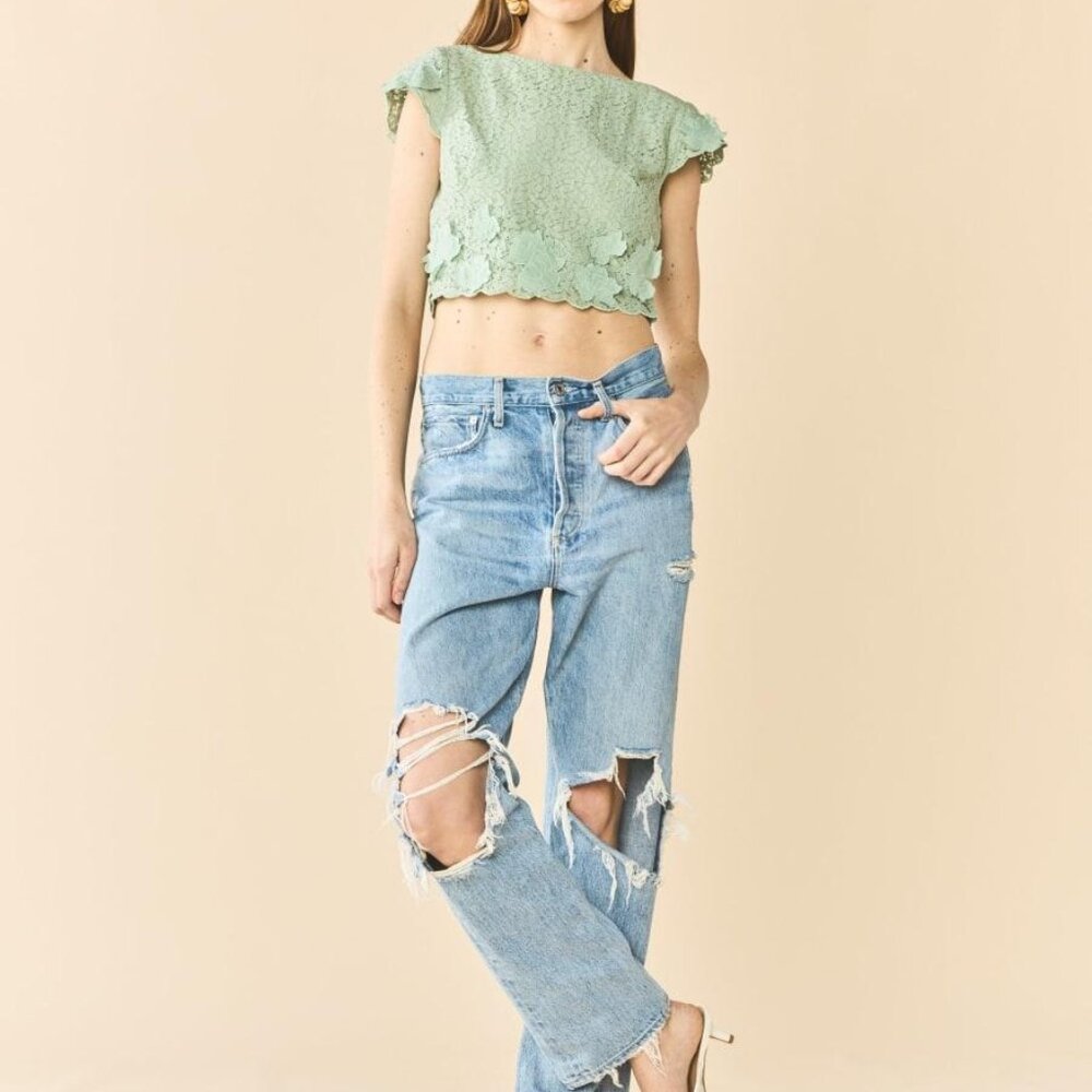 Raquel Top - Minty Green